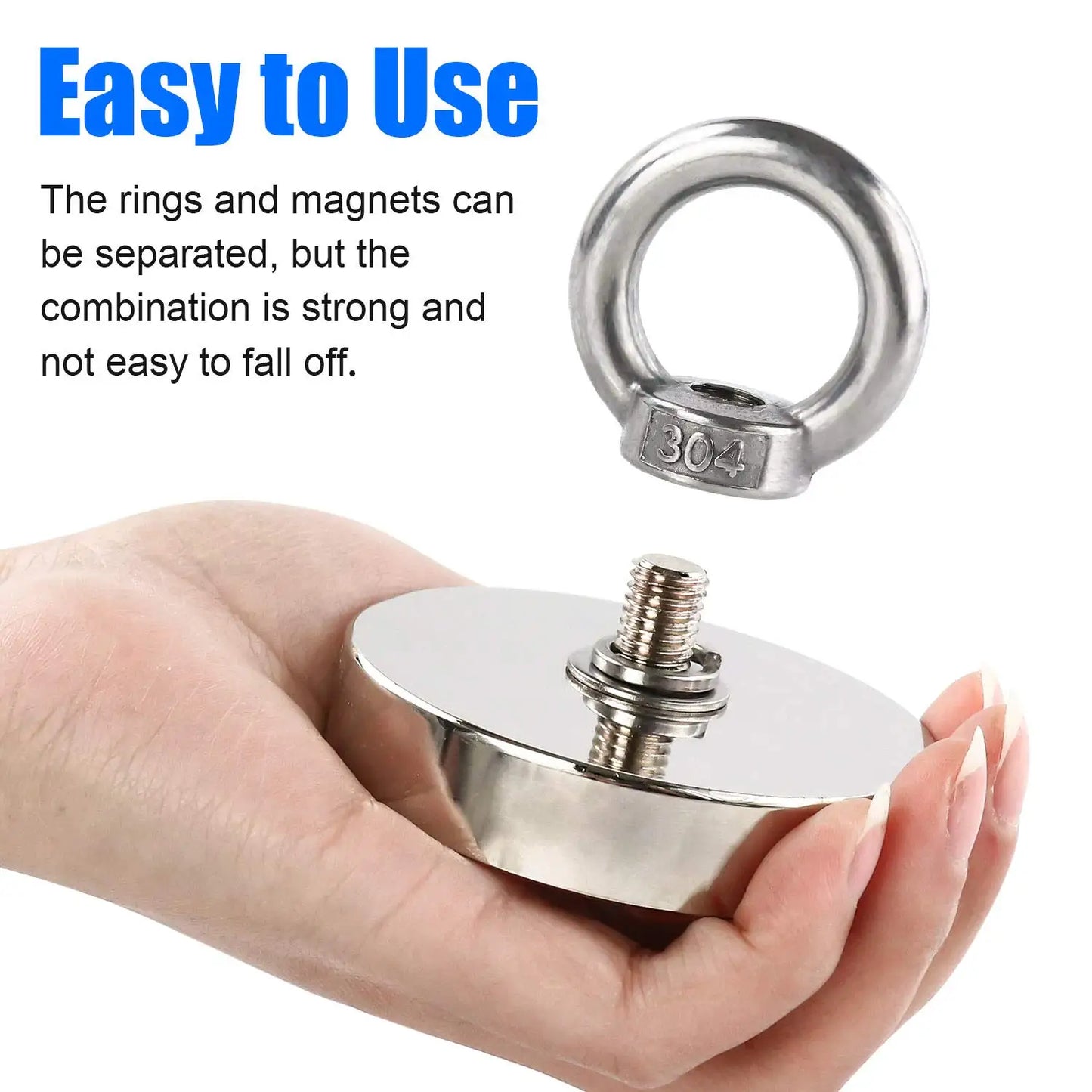 Super Strong Neodymium Fishing Magnet Hook N52 Heavy Duty Rare Earth