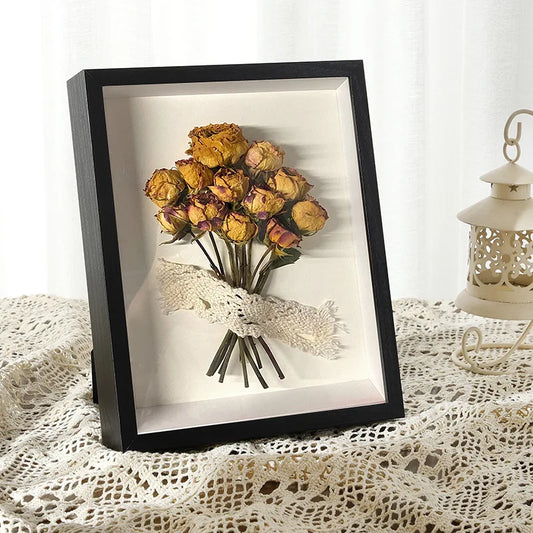 Shadow Box Depth 3cm Wooden Photo Frame For Displaying