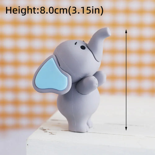 Baby Elephant Cake Topper for Baby Shower Elephant Cake Decoration