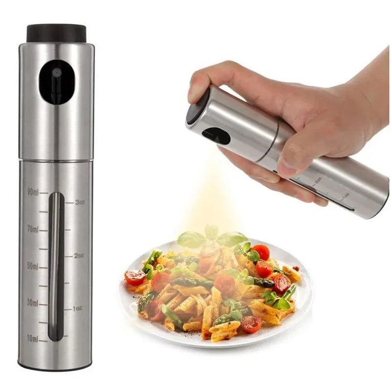 BBQ Baking Olive Oil Spray Bottle 304 Stainless Steel Oil Spray Bottle