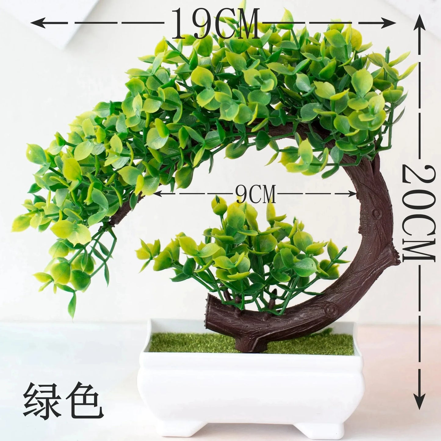 Artificial Plants Bonsai Simulated Tree Potted Plants Fake Flowers