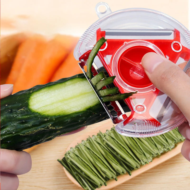 1/3Pcs 3 In 1 Multifunctional Peeler Magic Trio Peeler Set Slicer