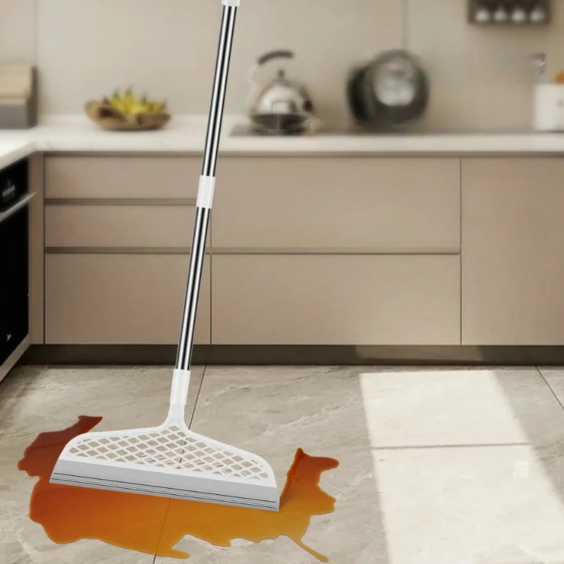 1pc Detachable Magic Broom for Bathroom Kitchen, Double Sided Silicone