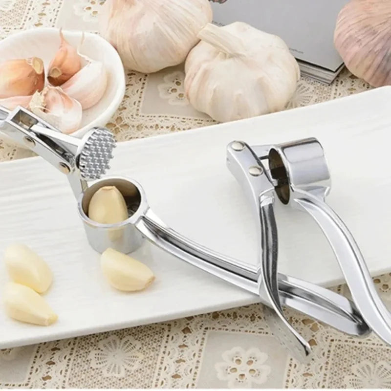 Kitchen aluminum alloy garlic grinder, extruder, manual press,