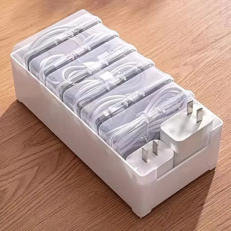 Cable Jewelry Accessories Organizer Storage Box Durable Plastic Daily