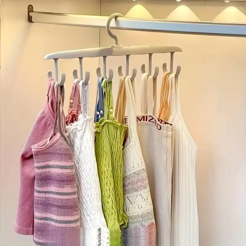 12-Hook Rotating Hanger – Space-Saving Closet Organizer for Ties,