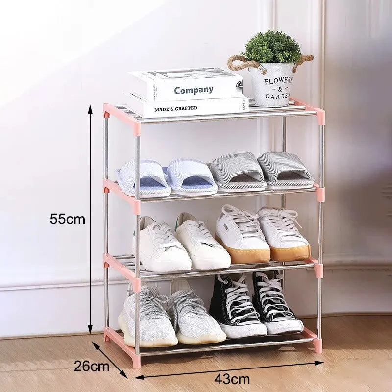 3/4 Shoe Rack Multi Layered And Space Saving Shoe Rack For Simple