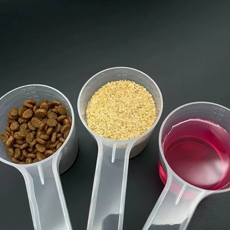 Pet Measuring Spoon Transparent Pet Mea Spoon Pet Food Measuring Spoon