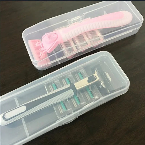 Stylish and Durable Shaving Storage Box for Men's Razors, Easy to