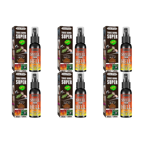 6pcs-1pcs 30ml Halloween Props Liquid Fart Spray Non Toxic Stink Bomb