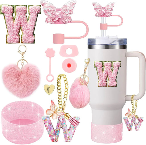 9PCS Cup Accessory Set for Stanley 30oz 40oz Butterfly Straw Cover Cap