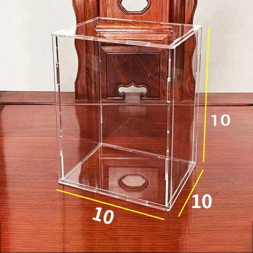 Clear Acrylic Display Box Case Countertop Organizer Stand Assemble