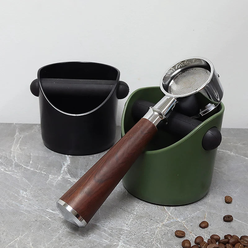 Coffee Knock Box Espresso Grounds Container Dump Bin Bucket  Anti Slip