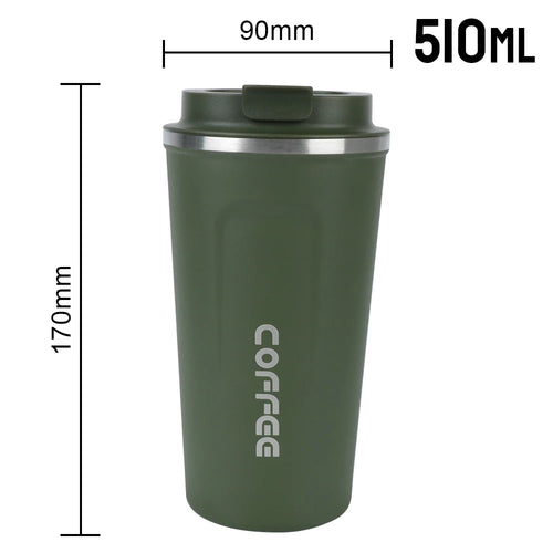 Thermo Cafe Coffee Mug Car Thermos Mug 380/510ML Leak_Proof Travel