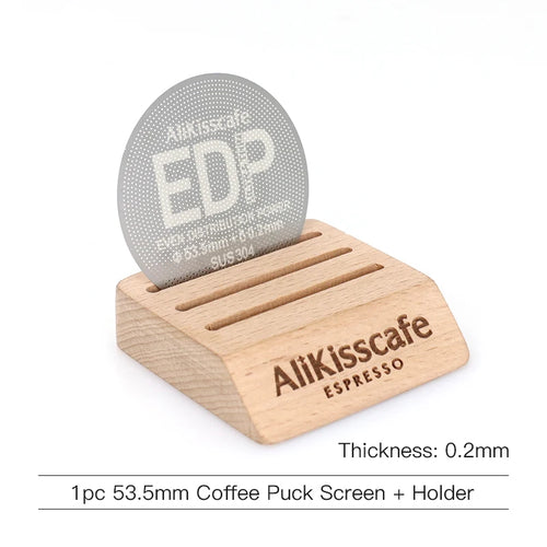 Alikisscafe Coffee Puck Screen 0.2mm Espresso Filter 51mm 53.5mm