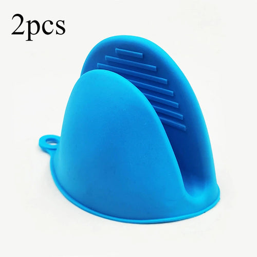 2pcs Thicken Baking  silicone oven mitts Microwave Oven Glove Heat