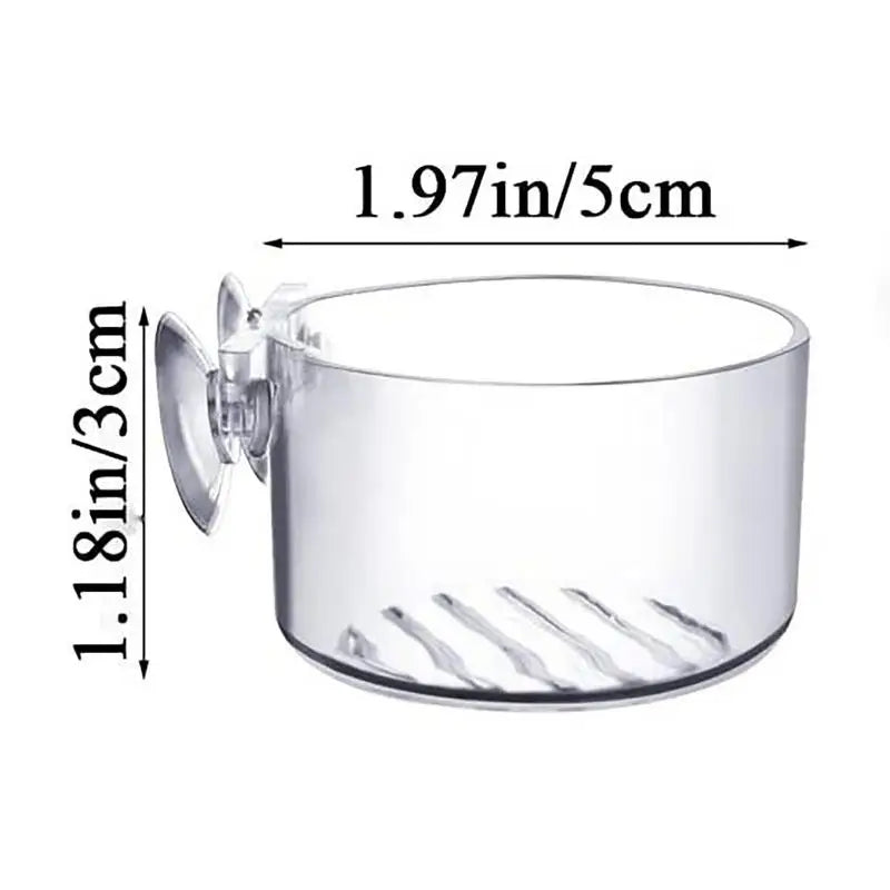 Aquarium Decoration Plant Cup Pot Acrylic Aquatic Plant Cup With