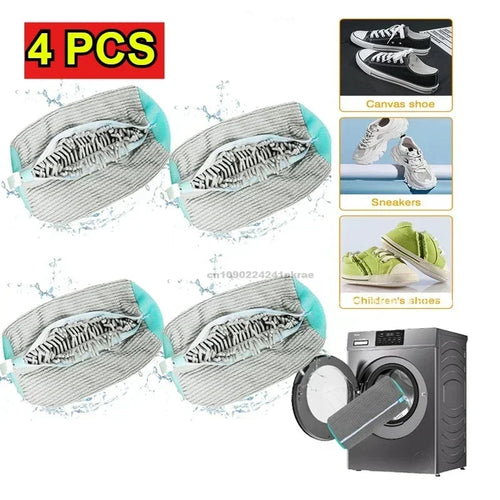 Sneaker Washing Net Bag To Wash Slippers Shoe Laundry Net Washing