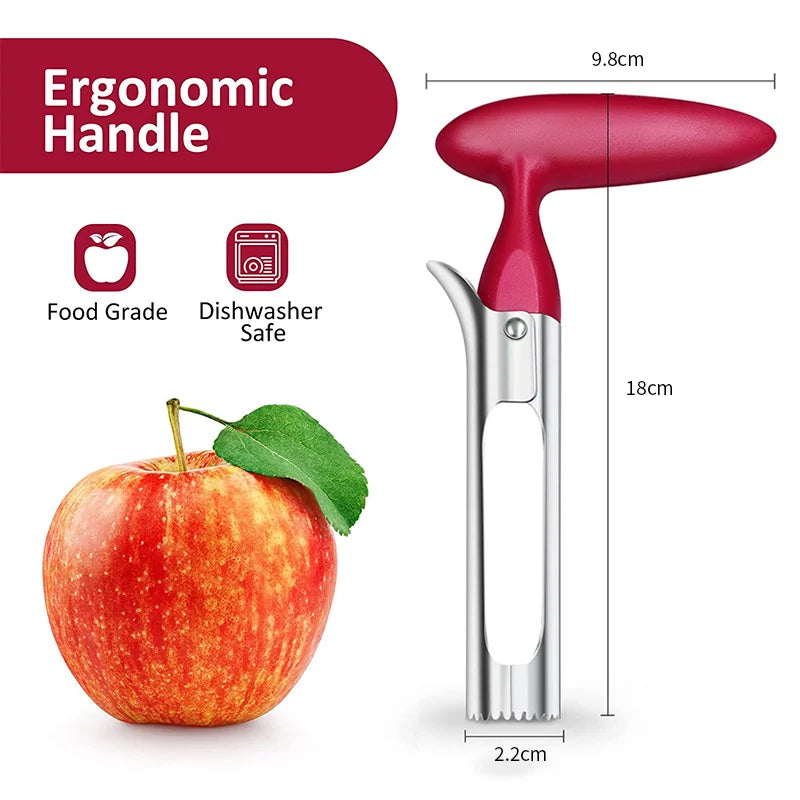 Premium Apple Corer Stainless Steel Apple Pears Core Remover Tool