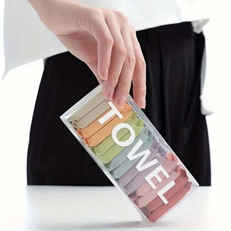 14pcs Disposable Portable Travel Towels Thickened Compressed Face