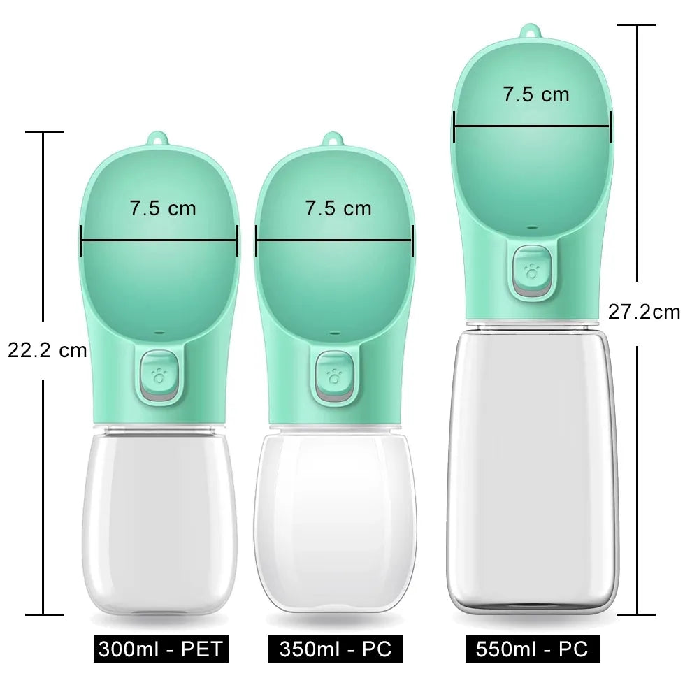 Portable Dog Water Bottle For Small Large Dogs Cat Outdoor Leakproof