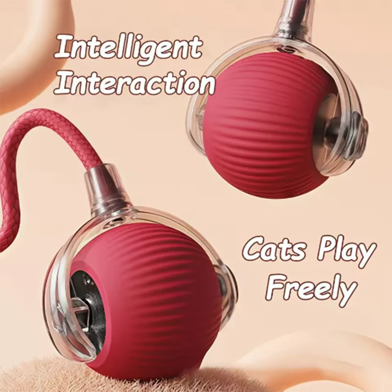 Intelligent interactive cat ball long-lasting and durable easy to
