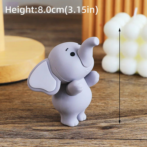 Baby Elephant Cake Topper for Baby Shower Elephant Cake Decoration