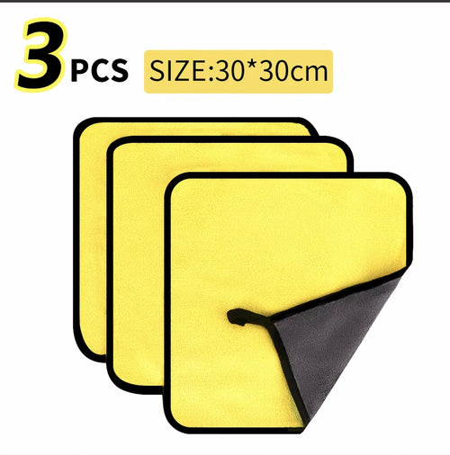 3/5/10Pcs Car Wash Microfiber Towel 30*30CM / 30*60cm Car Cleaning