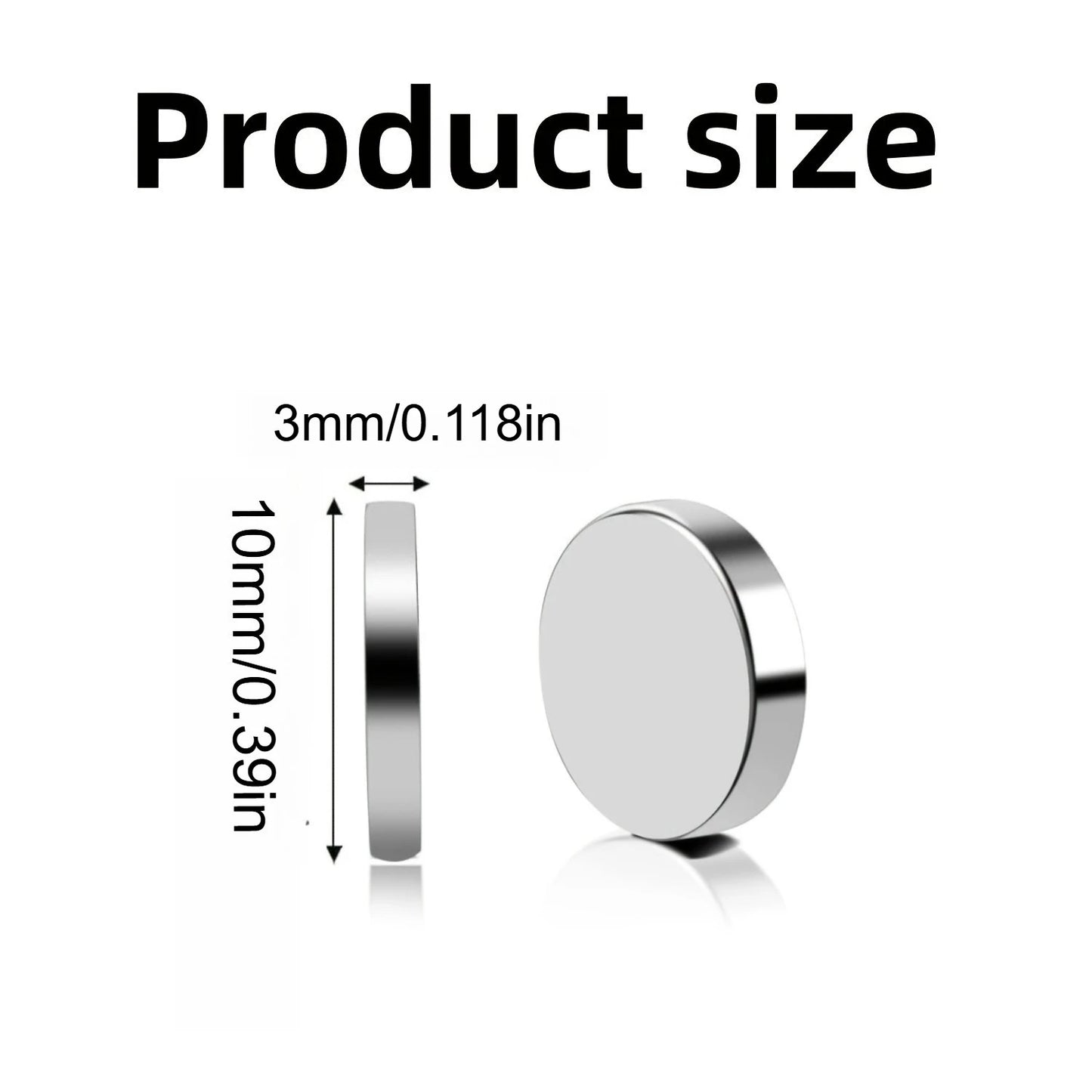 10x1/10x2/10x3mm-20/50/100pcs circular refrigerator magnets widely