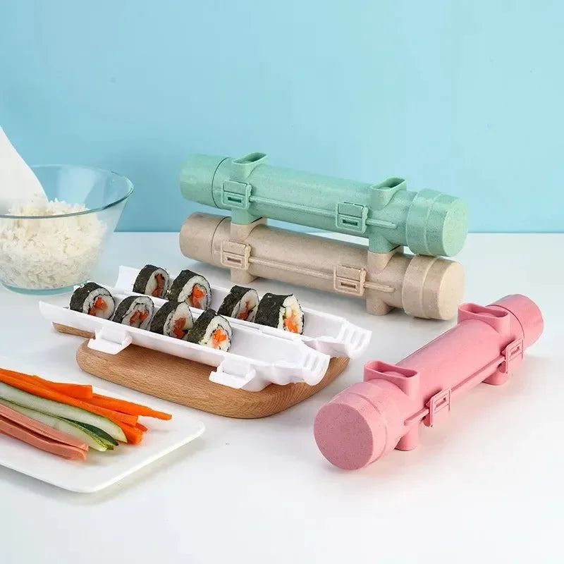 DIY Cylinder Sushi Making Machine Quick Sushi Bazooka Japanese Rolled