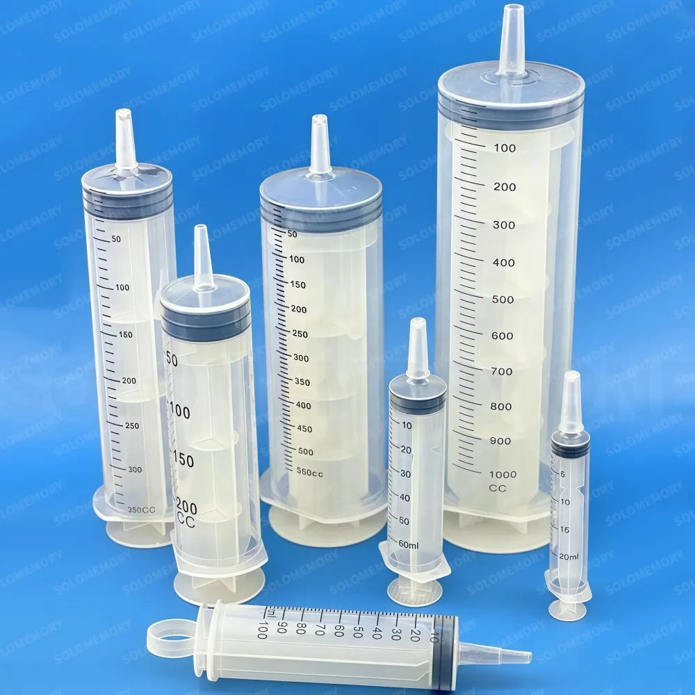 Plastic Syringe, Available in Capacities of 1000ml, 550ml, 350ml,