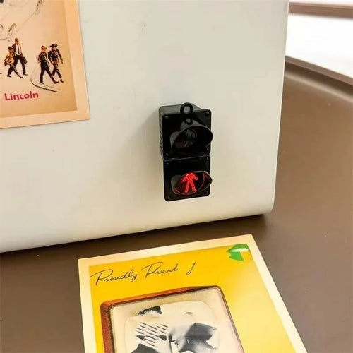 Traffic Toy Pedestrian Light New Traffic Light Magnetic Refrigerator
