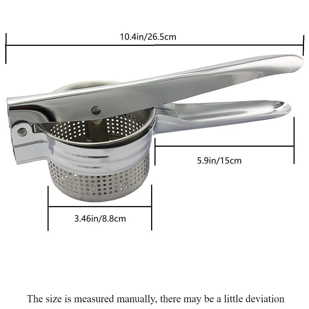 Potato Masher Kitchen Gadget Food Grade Stainless Steel Crusher Fruit