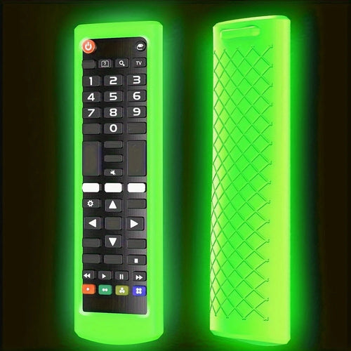 Luminous Silicone Remote Control Cover for LG AKB Series, Non‑Slip