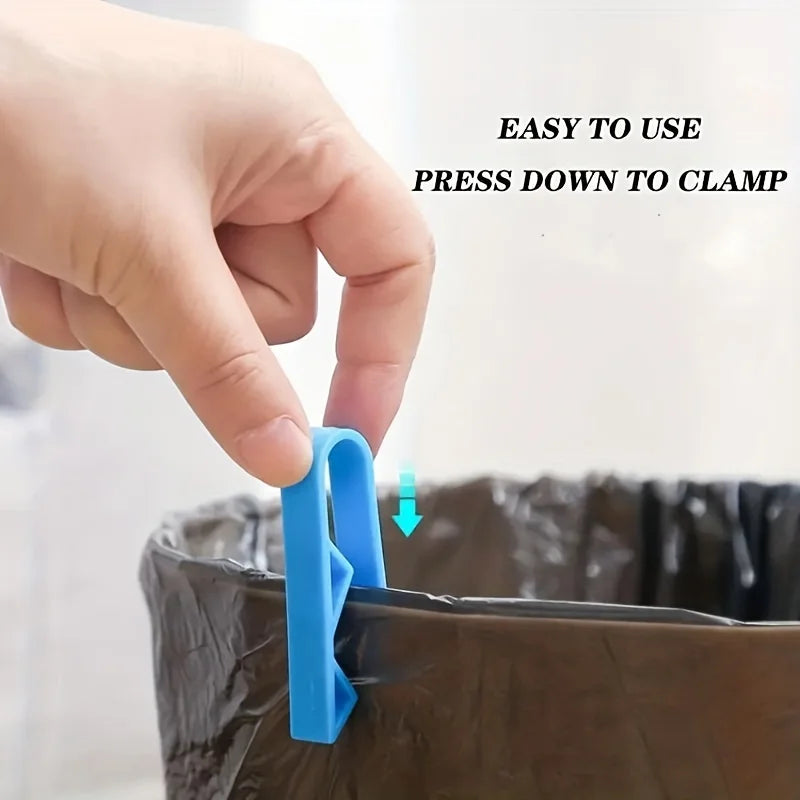 10 innovative trash can clips - safe and non slip trash bag holder,
