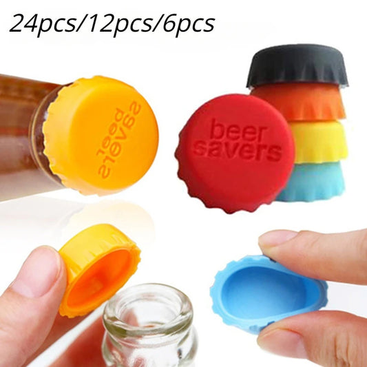 Reusable Silica Gel Bottle Cap Sealed Beer Cap Vinegar Soy Sauce