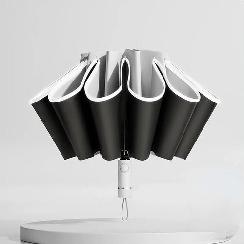 Men Women Umbrella  Fully Automatic Reverse Folding Umbrella with