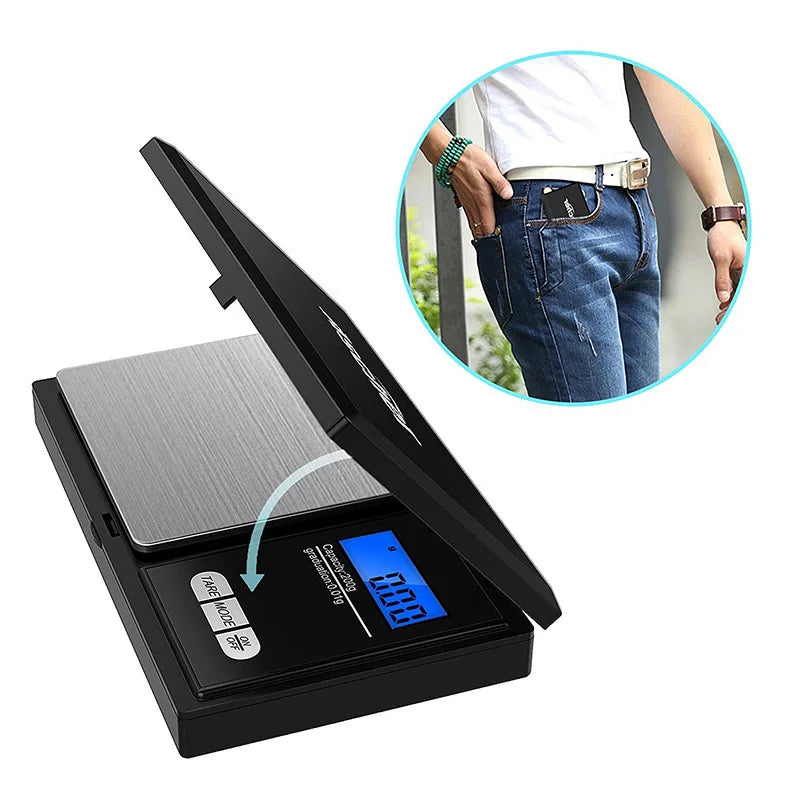 0.01g Jewelry Mini Stainless Steel Electronic Scale Digital Pocket