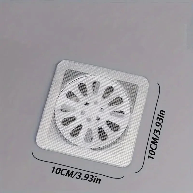 20PCS Disposable Floor Drain Sticker Sink Drain Hair Filter Blocker