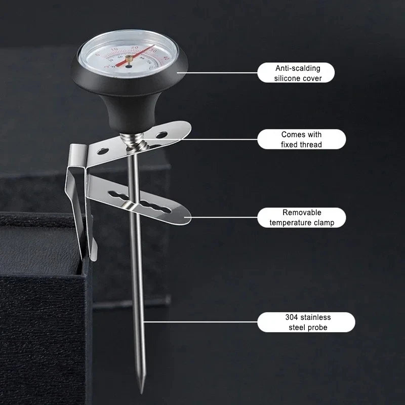 Stainless Steel Coffee Temperature Meter Probe 0~100℃ Thermometer for