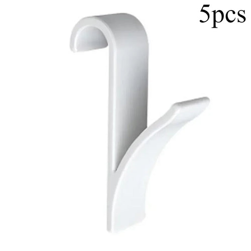 Kitchen Bathroom Hanger Clips Storage Racks White Clear Hanger Heated