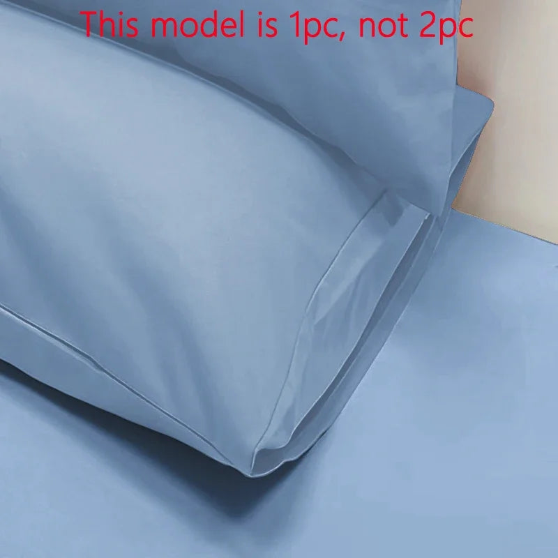 1 Piece Of Matte Solid Color Pillowcase, Bedroom Pocket Sealed Soft