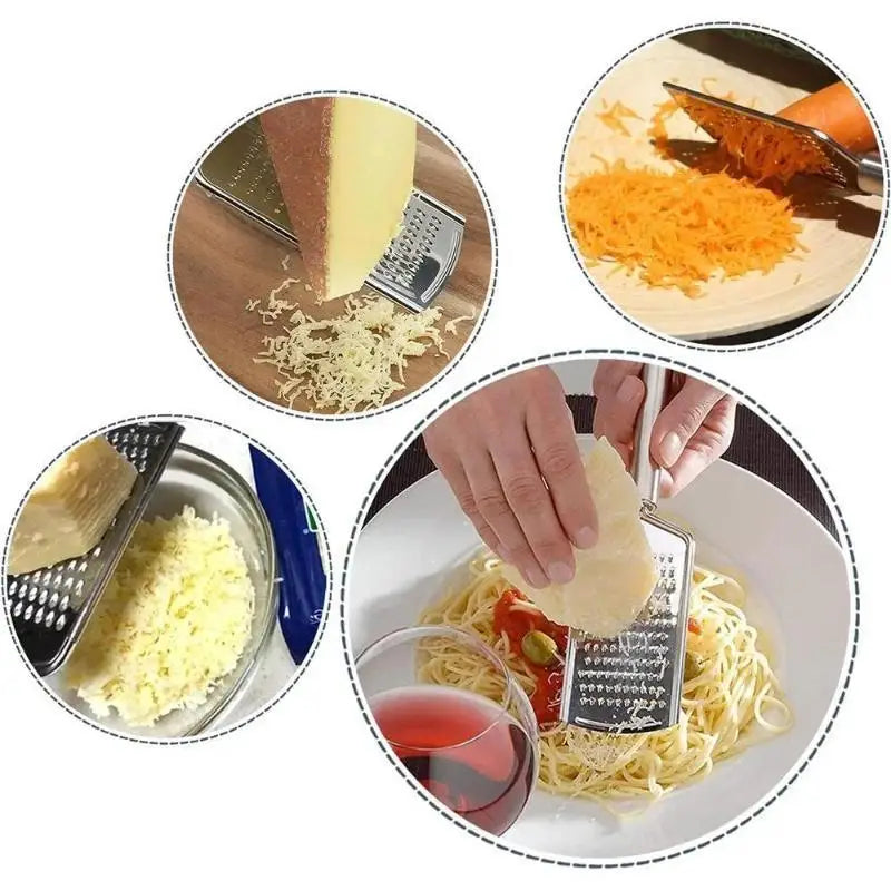 Stainless Steel Handheld Cheese Grater Multi-PurposeKitchen Food