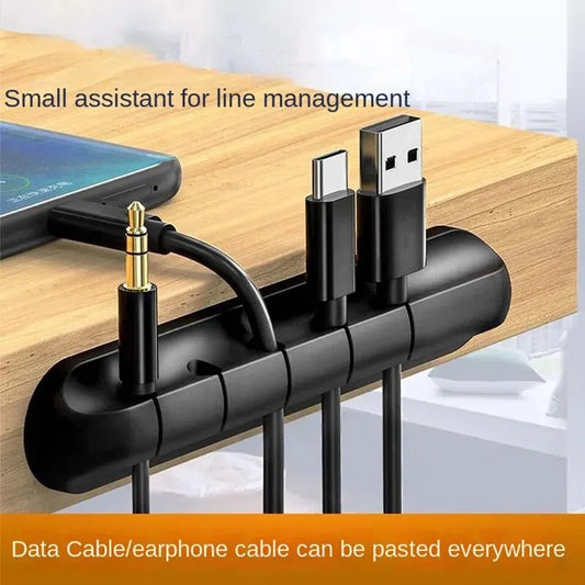 Self-Adhesive Power Cord Cord Manager Fixed Chuck Plug Mouse Cable