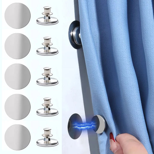 Modern metal magnetic hook, suitable for curtains - easy to install