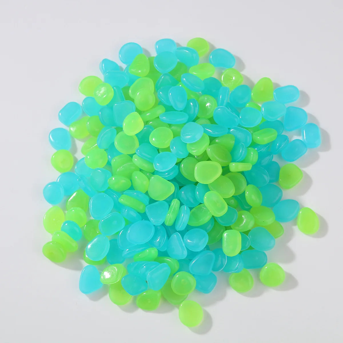 100PCSLuminous stone garden fish tank landscape glow-in-the-dark stone