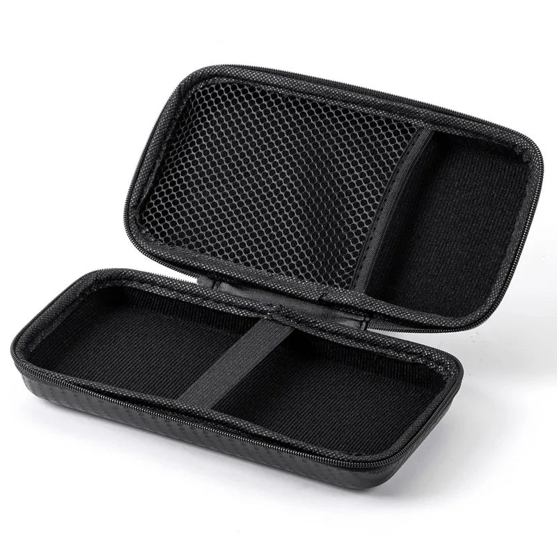 1/2pcs Portable Eva Storage Bag Zipper Pouch Mobile Phone Charger