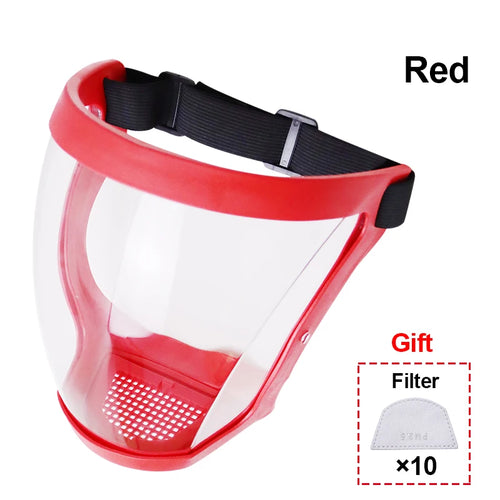 Work Protection Mask Transparent Facial Shield Transparent Facial