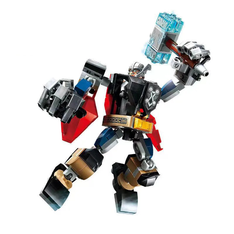 76270 76302 Superhero Bricks Avengers Thor Iron Man Thanos Assemble