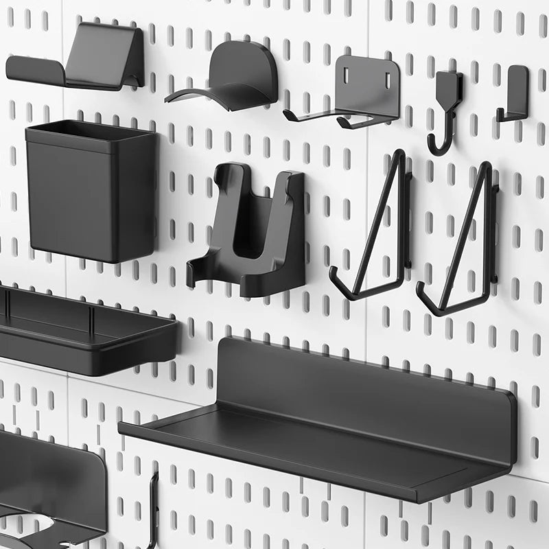 No-Drill Gaming Room Pegboard, Wall Organizer for Controller,